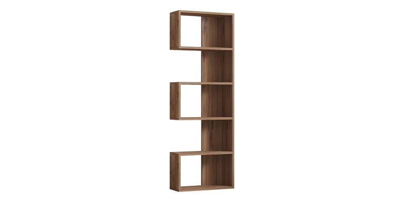 Βιβλιοθήκη Cascade pakoworld σε sonoma απόχρωση 51.8x22x150εκ
