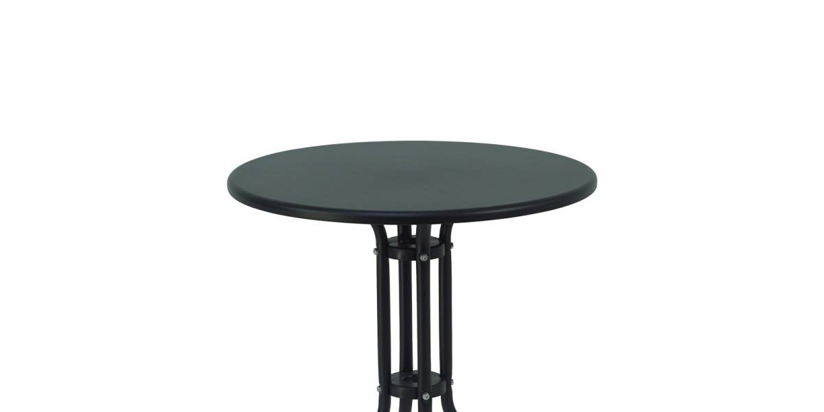 Τραπεζαρία Vergo-Chari pakoworld σετ 3τεμ μέταλλο σε μαύρη απόχρωση