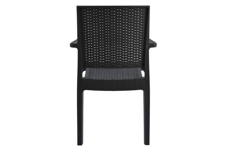 ΠΟΛΥΘΡΟΝΑ ΠΟΛΥΠΡΟΠΥΛΕΝΙΟΥ ΒΑΡΕΩΣ ΤΥΠΟΥ KAGANU DARK GREY HM5134.01 57x55,5x89 εκ.