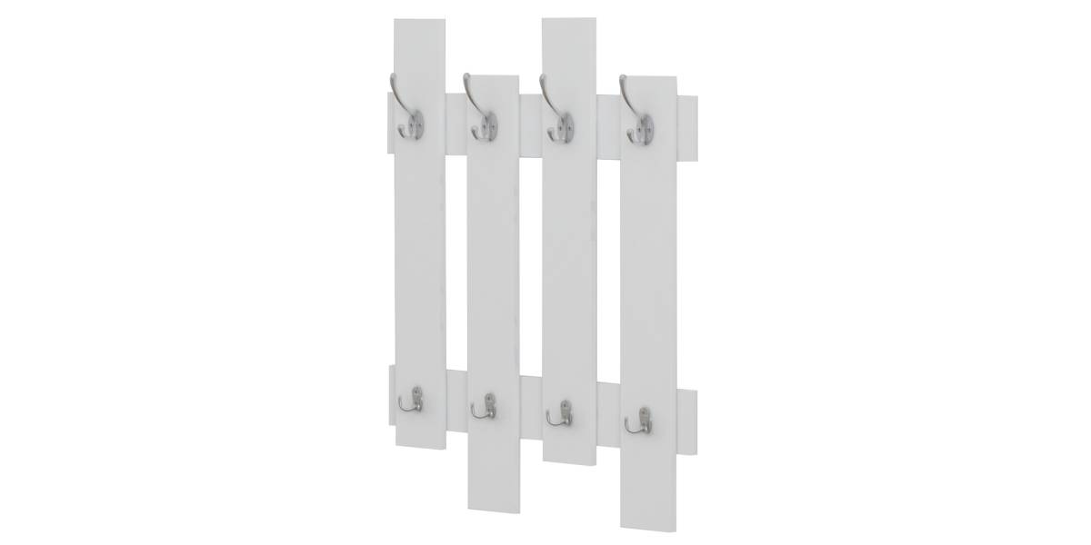 ΚΡΕΜΑΣΤΡΑ ΕΙΣΟΔΟΥ WESSON HM8940.11 ΜΕΛΑΜΙΝΗ ΣΕ ΛΕΥΚΟ 64x4x79Υεκ.