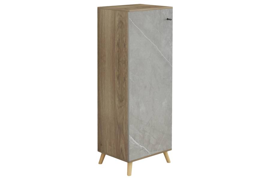 ΠΑΠΟΥΤΣΟΘΗΚΗ-ΝΤΟΥΛΑΠΙ ALVARO HM8954.11 ΜΕΛΑΜΙΝΗ SONAMA-STONE TEXTURE 50Χ38Χ135Yεκ.