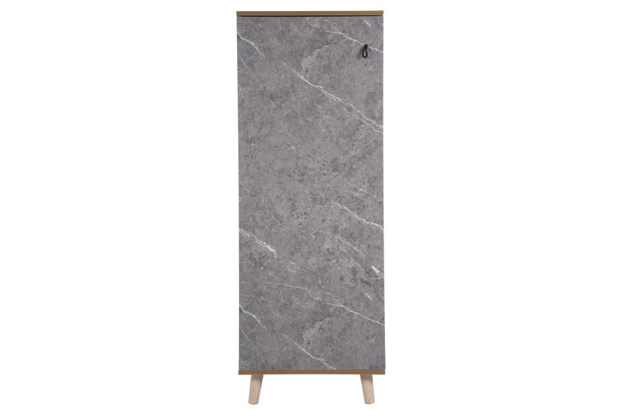 ΠΑΠΟΥΤΣΟΘΗΚΗ-ΝΤΟΥΛΑΠΙ ALVARO HM8954.12 ΜΕΛΑΜΙΝΗ SONAMA-STONE TEXTURE 50Χ38Χ135Yεκ.