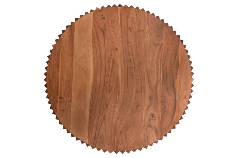 ΣΕΤ 2ΤΜΧ ΤΡΑΠΕΖΙΑ ΣΑΛΟΝΙΟΥ ΣΤΡΟΓΓΥΛΑ SEDGE HM11944 ΜΑΣΙΦ ΑΚΑΚΙΑ Φ90 & Φ40εκ.