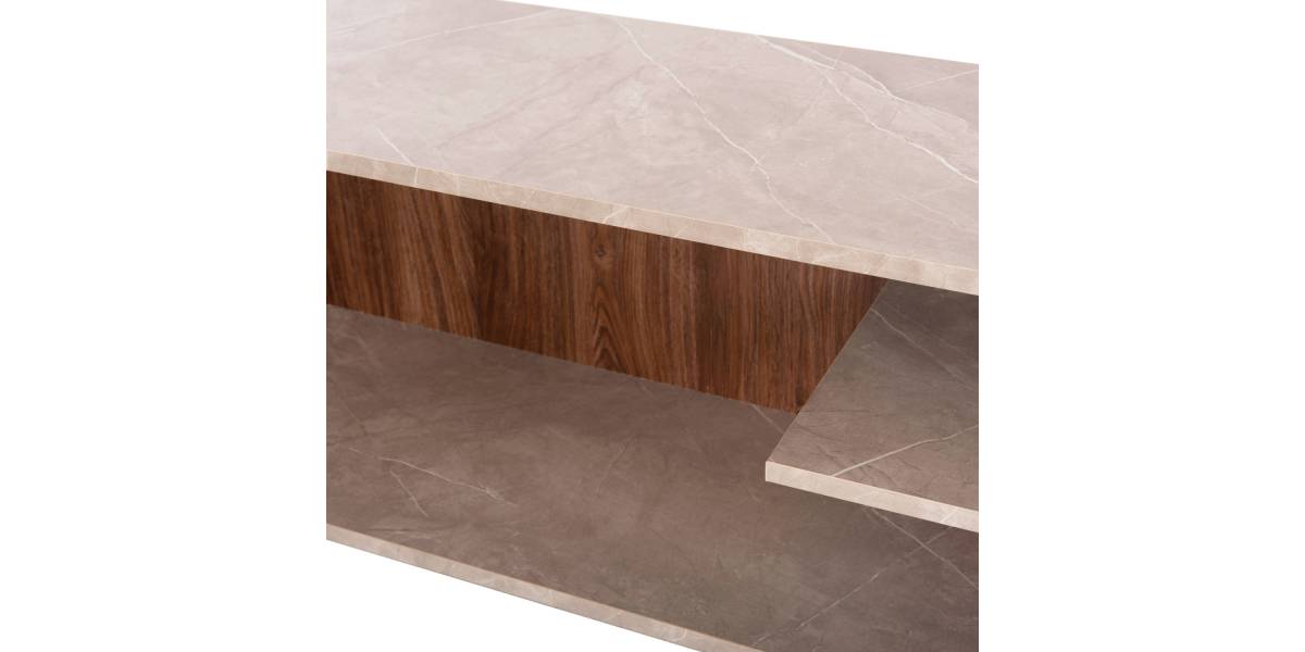 ΣΥΝΘΕΤΟ ΤΗΛΕΟΡΑΣΗΣ EDELIE HM8908.14 ΜΕΛΑΜΙΝΗ ΓΚΡΙ STONE TEXTURE-ΦΥΣΙΚΟ 150x29,5x120Υεκ.