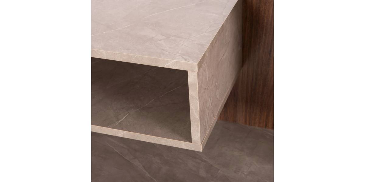 ΣΥΝΘΕΤΟ ΤΗΛΕΟΡΑΣΗΣ EDELIE HM8908.14 ΜΕΛΑΜΙΝΗ ΓΚΡΙ STONE TEXTURE-ΦΥΣΙΚΟ 150x29,5x120Υεκ.