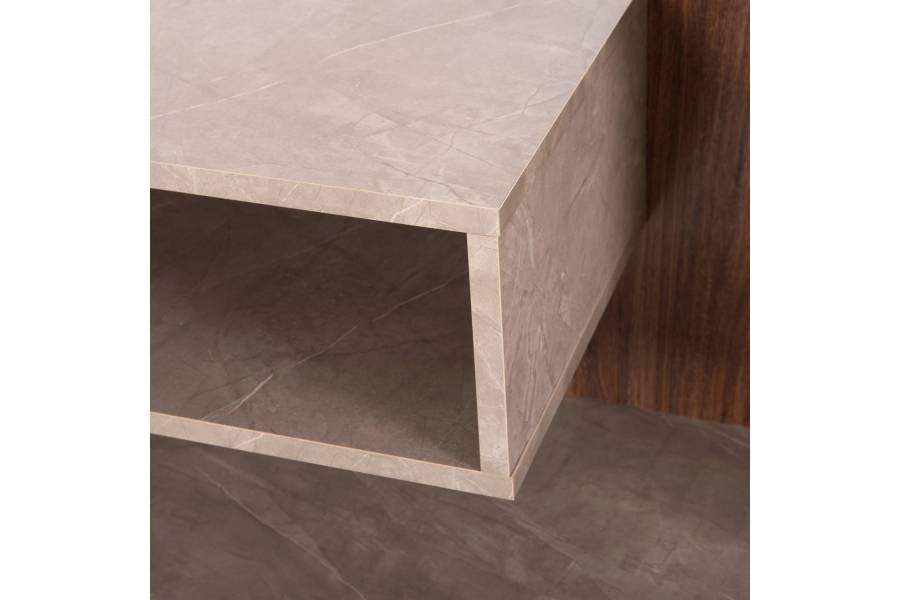 ΣΥΝΘΕΤΟ ΤΗΛΕΟΡΑΣΗΣ EDELIE HM8908.14 ΜΕΛΑΜΙΝΗ ΓΚΡΙ STONE TEXTURE-ΦΥΣΙΚΟ 150x29,5x120Υεκ.