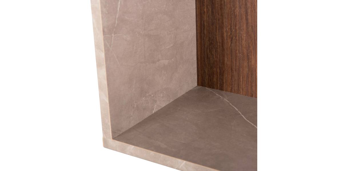 ΣΥΝΘΕΤΟ ΤΗΛΕΟΡΑΣΗΣ EDELIE HM8908.14 ΜΕΛΑΜΙΝΗ ΓΚΡΙ STONE TEXTURE-ΦΥΣΙΚΟ 150x29,5x120Υεκ.