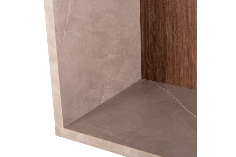 ΣΥΝΘΕΤΟ ΤΗΛΕΟΡΑΣΗΣ EDELIE HM8908.14 ΜΕΛΑΜΙΝΗ ΓΚΡΙ STONE TEXTURE-ΦΥΣΙΚΟ 150x29,5x120Υεκ.