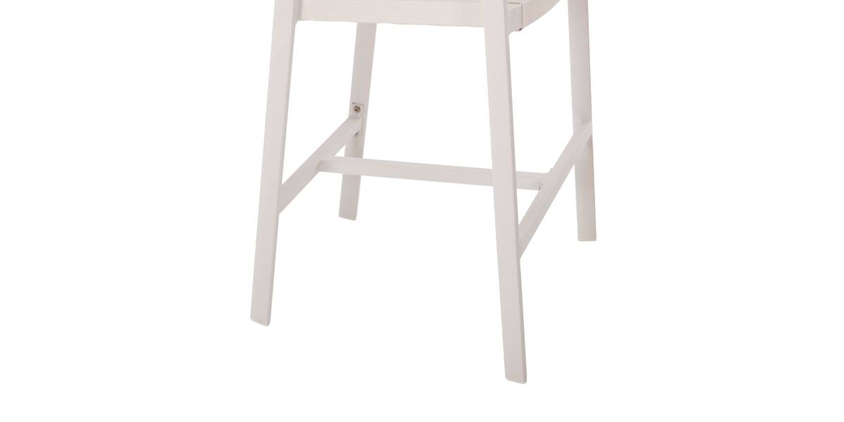 ΣΚΑΜΠΟ ΑΛΟΥΜΙΝΙΟΥ ΛΕΥΚΟ HM5892.32 ΜΕΣ. ΥΨΟΥΣ-ΜE RATTAN & TΕΧΤLINE 57x57x99,5Yεκ.