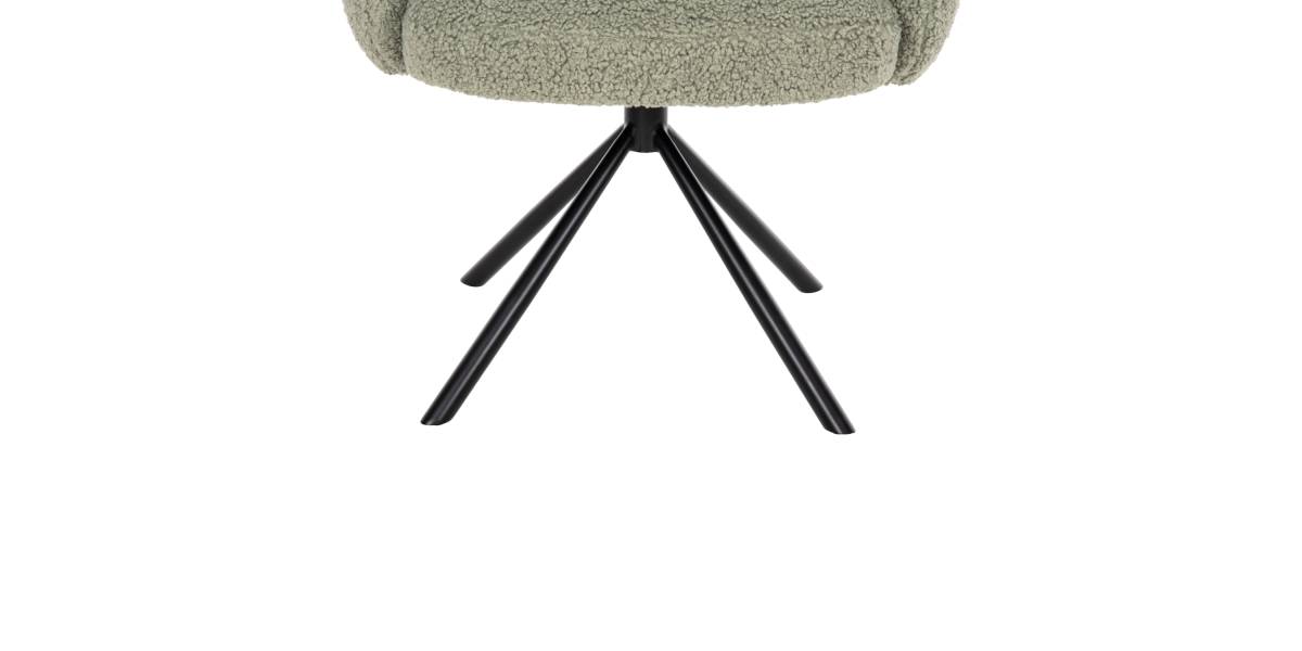 ΠΟΛΥΘΡΟΝΑ ΠΕΡΙΣΤΡΕΦ. WINON HM9778.08 OLIVE GREEN ΜΠΟΥΚΛΕ-ΜΑΥΡΟ ΜΕΤΑΛΛΟ 65x67x92Υ εκ.