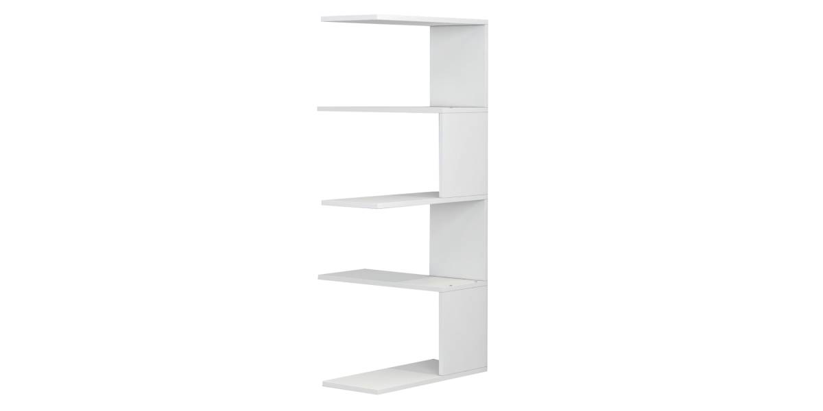 ΕΠΙΤΟΙΧΙΑ ΡΑΦΙΕΡΑ RORY HM8931.11 ΜΕΛΑΜΙΝΗ ΣΕ ΛΕΥΚΟ 22x51,5x109Υ εκ.