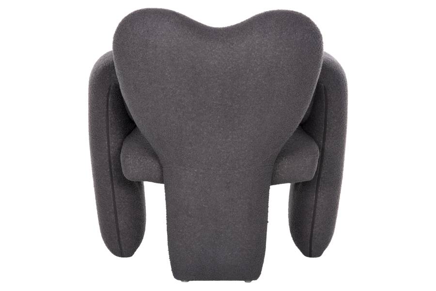 ΠΟΛΥΘΡΟΝΑ HARTT HM9777.01 ΓΚΡΙ TEDDY ΥΦΑΣΜΑ 84x74x87Yεκ.
