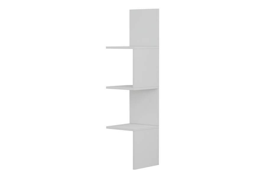 ΕΠΙΤΟΙΧΙΑ ΓΩΝΙΑΚΗ ΡΑΦΙΕΡΑ ILLUSION HM8935.12 ΜΕΛΑΜΙΝΗ ΣΕ ΛΕΥΚΟ 25x25x105,4Υεκ.