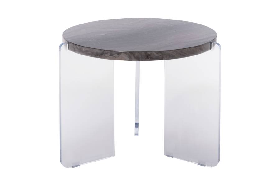 ΤΡΑΠΕΖΙ ΣΑΛΟΝΙΟΥ ACRYCON HM9780.01 MDF ME ΥΔΑΤΟΑΠΩΘΗΤΙΚΗ ΕΠΙΣΤΡΩΣΗ-ΑΚΡΥΛΙΚΑ ΠΟΔΙΑ Φ64x51Yεκ.