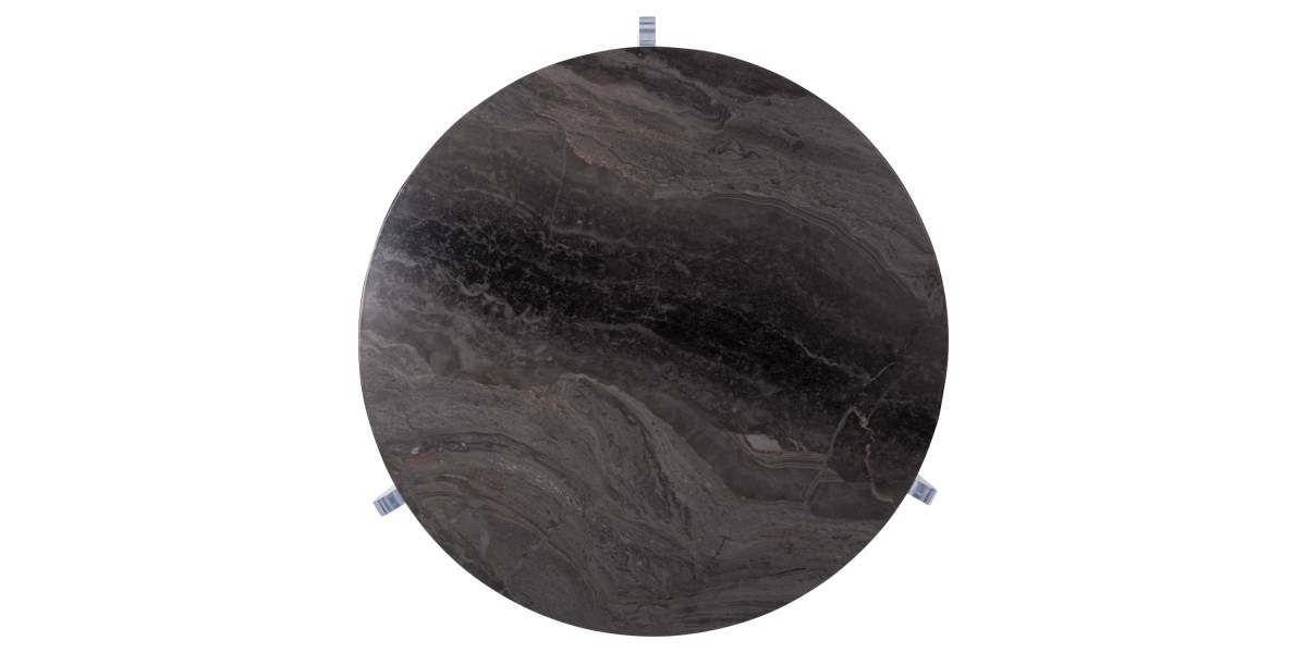 ΤΡΑΠΕΖΙ ΣΑΛΟΝΙΟΥ ACRYCON HM9780.01 MDF ME ΥΔΑΤΟΑΠΩΘΗΤΙΚΗ ΕΠΙΣΤΡΩΣΗ-ΑΚΡΥΛΙΚΑ ΠΟΔΙΑ Φ64x51Yεκ.