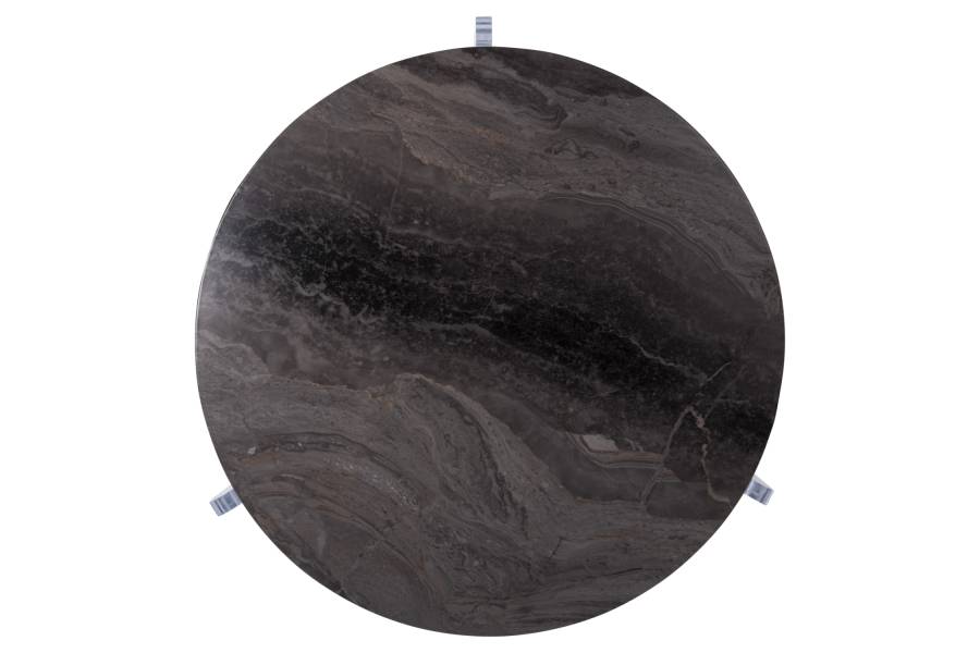 ΤΡΑΠΕΖΙ ΣΑΛΟΝΙΟΥ ACRYCON HM9780.01 MDF ME ΥΔΑΤΟΑΠΩΘΗΤΙΚΗ ΕΠΙΣΤΡΩΣΗ-ΑΚΡΥΛΙΚΑ ΠΟΔΙΑ Φ64x51Yεκ.