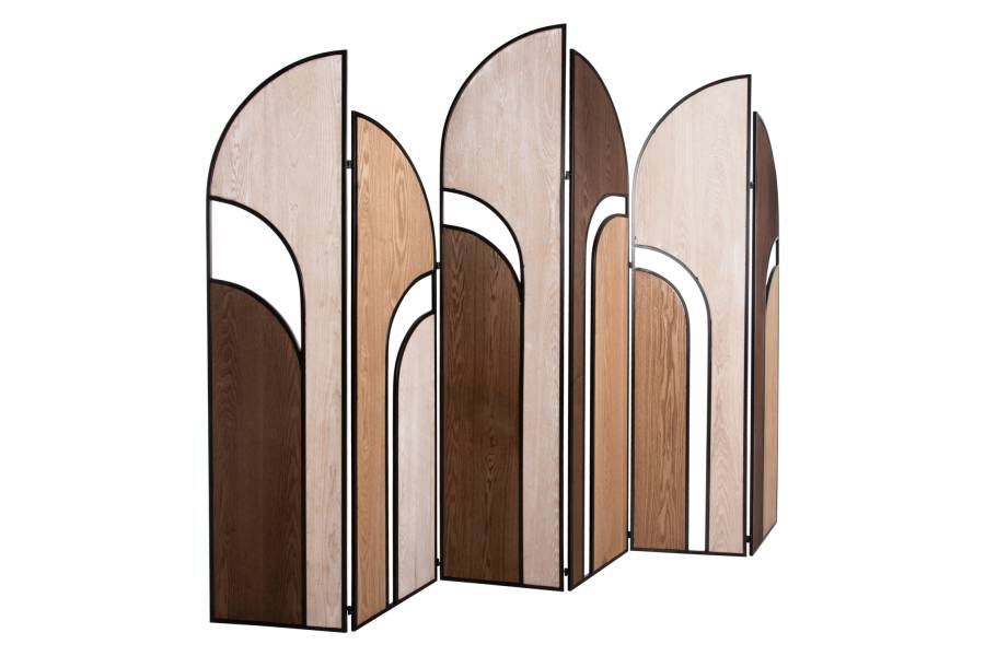ΠΑΡΑΒΑΝ 6-ΦΥΛΛΟ ΜΟΝΗΣ ΟΨΗΣ CRYPT HM4221 MDF ΣΕ 4 ΧΡΩΜΑTA-ΜΑΥΡΟ ΜΕΤΑΛΛΟ 241x1,5x180Υεκ.