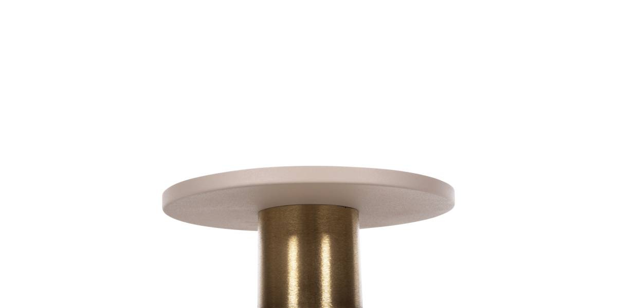 ΒΟΗΘΗΤΙΚΟ ΤΡΑΠΕΖΑΚΙ PUNJAB HM4240.03 ΜΕΤΑΛΛΟ ΣΕ ΕΚΡΟΥ-ΧΡΥΣΟΧΑΛΚΙΝΟ Φ30,5x42Υεκ.