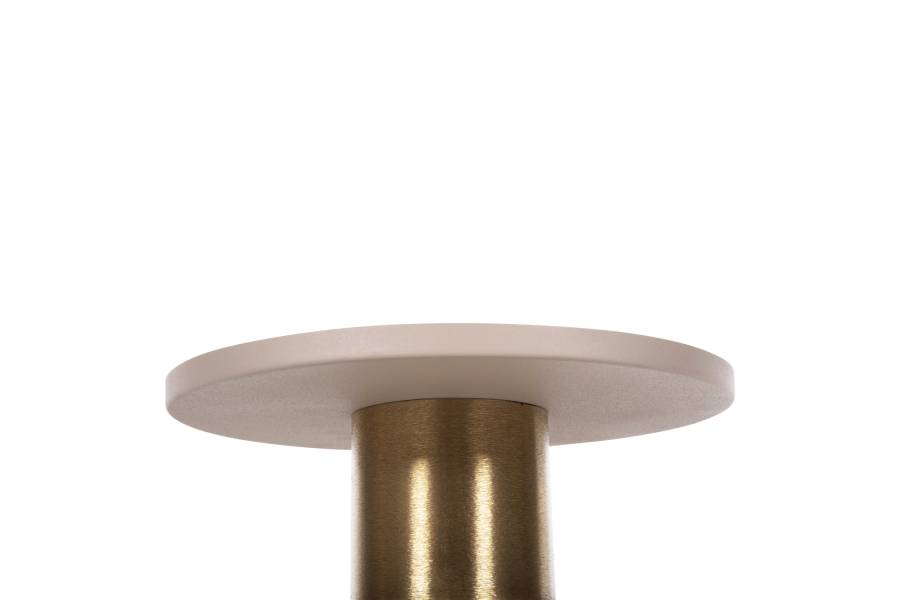 ΒΟΗΘΗΤΙΚΟ ΤΡΑΠΕΖΑΚΙ PUNJAB HM4240.03 ΜΕΤΑΛΛΟ ΣΕ ΕΚΡΟΥ-ΧΡΥΣΟΧΑΛΚΙΝΟ Φ30,5x42Υεκ.