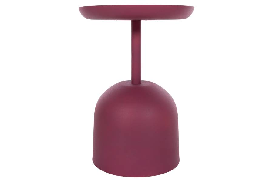 ΤΡΑΠΕΖΙ ΒΟΗΘΗΤΙΚΟ ΣΤΡΟΓΓΥΛΟ DELBEL HM4262.06 ΜΕΤΑΛΛΟ ΣΕ ΡΟΖ Φ36x49Υ εκ.