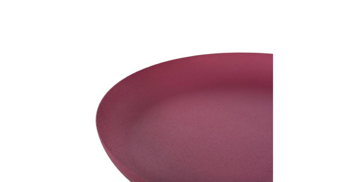 ΤΡΑΠΕΖΙ ΒΟΗΘΗΤΙΚΟ ΣΤΡΟΓΓΥΛΟ DELBEL HM4262.06 ΜΕΤΑΛΛΟ ΣΕ ΡΟΖ Φ36x49Υ εκ.