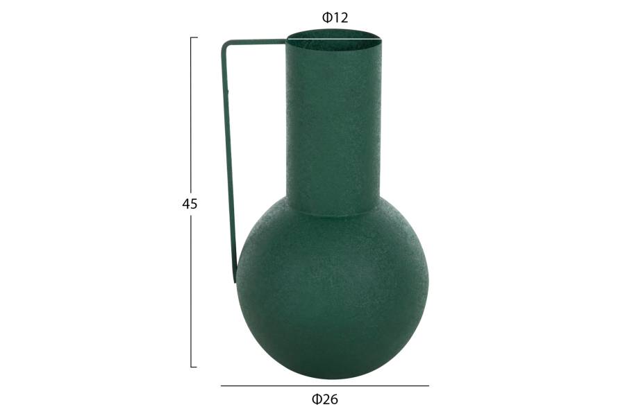 ΔΙΑΚΟΣΜΗΤΙΚΟ BAZO FLAGON HM4260.03 ΜΕΤΑΛΛΟ ΣΕ ΠΡΑΣΙΝΟ Φ26x45Υ εκ.