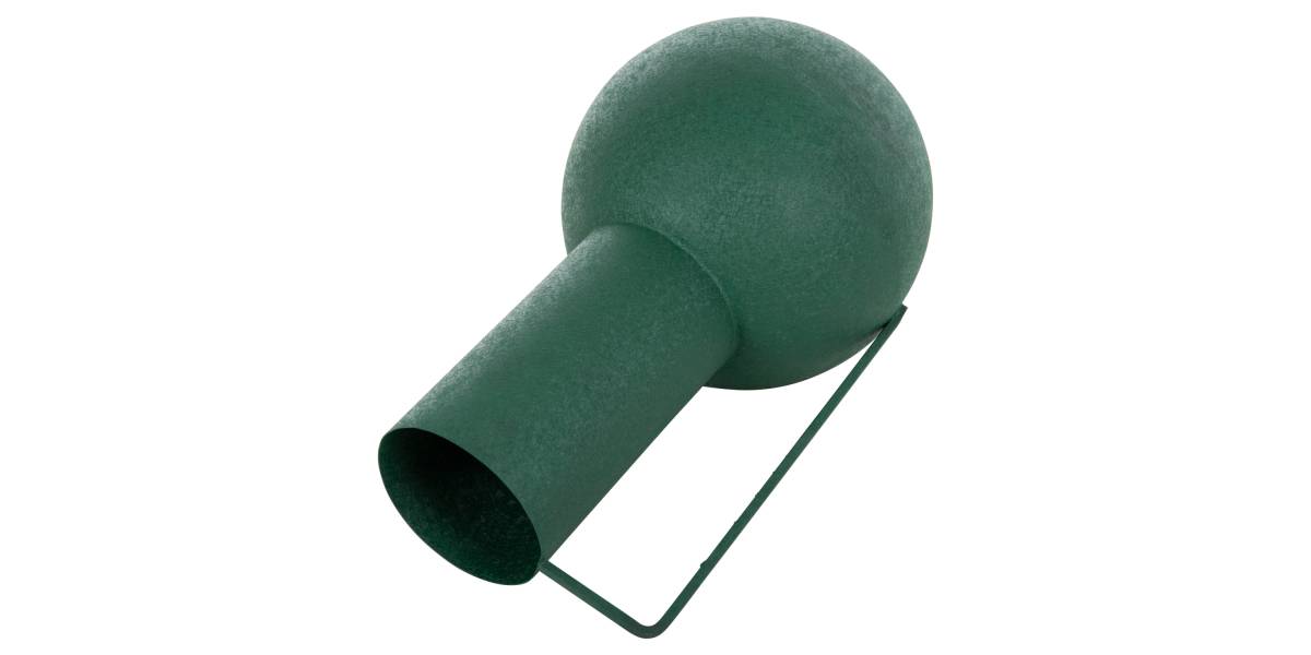 ΔΙΑΚΟΣΜΗΤΙΚΟ BAZO FLAGON HM4260.03 ΜΕΤΑΛΛΟ ΣΕ ΠΡΑΣΙΝΟ Φ26x45Υ εκ.