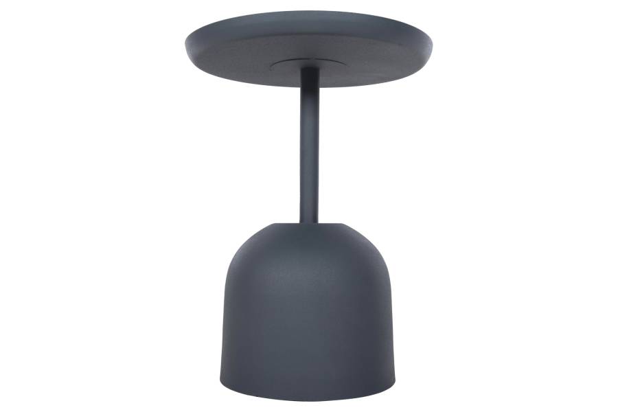 ΤΡΑΠΕΖΙ ΒΟΗΘΗΤΙΚΟ ΣΤΡΟΓΓΥΛΟ DELBEL HM4261.05 ΜΕΤΑΛΛΟ ΜΠΛΕ ΣΚΟΥΡΟ Φ39,5x53,5Υ εκ.