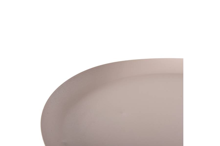ΤΡΑΠΕΖΙ ΒΟΗΘΗΤΙΚΟ ΣΤΡΟΓΓΥΛΟ DELBEL HM4265.10 ΜΕΤΑΛΛΟ ΣΕ ΕΚΡΟΥ Φ45,5x58,5 εκ.