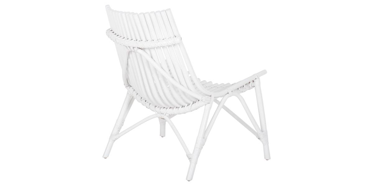 ΚΑΡΕΚΛΑ ΕΞΩΤ.ΧΩΡΟΥ CELLION HM9812.03 ΡΑΒΔΟΙ RATTAN ΣΕ ΛΕΥΚΟ ΧΡΩΜΑ 76x72x83Υεκ.