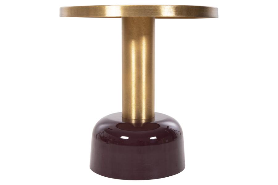 ΒΟΗΘΗΤΙΚΟ ΤΡΑΠΕΖΑΚΙ ERODE HM4242.06 ΜΕΤΑΛΛΟ ΣΕ ΚΕΡΑΣΙ-ΧΡΥΣΟ Φ50,5x52,5Υ εκ.