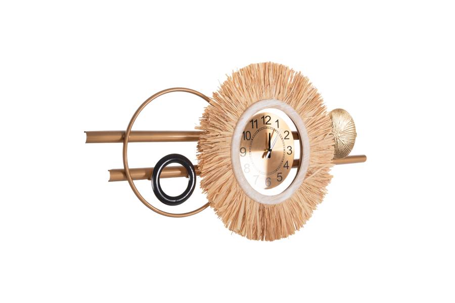 ΡΟΛΟΙ ΤΟΙΧΟΥ HM4200 ΜΕΤΑΛΛΟ & ΙΝΕΣ RAFFIA ΣΕ ΓΗΙΝΑ ΧΡΩΜΑΤΑ 100x49Υεκ.