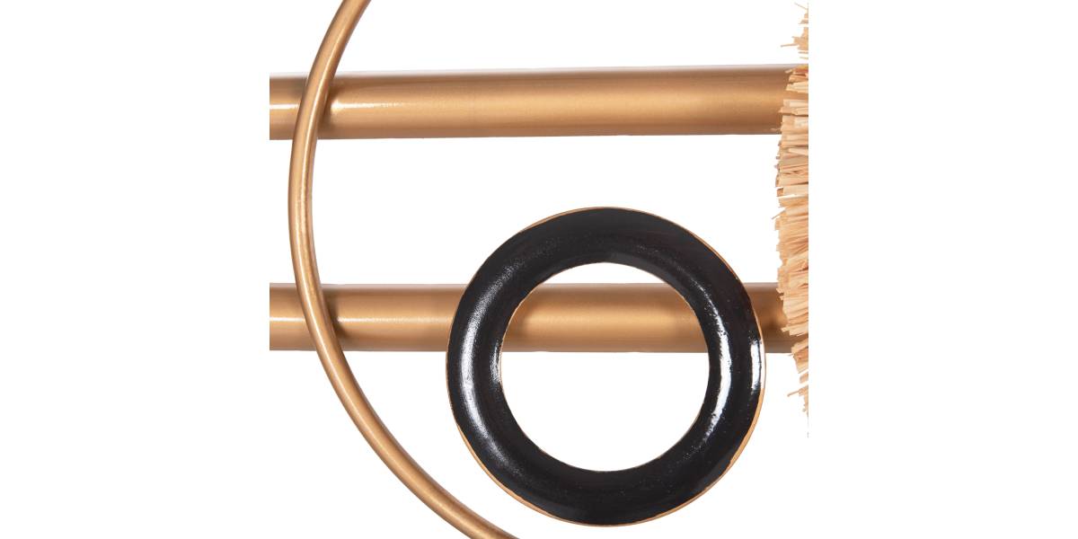 ΡΟΛΟΙ ΤΟΙΧΟΥ HM4200 ΜΕΤΑΛΛΟ & ΙΝΕΣ RAFFIA ΣΕ ΓΗΙΝΑ ΧΡΩΜΑΤΑ 100x49Υεκ.