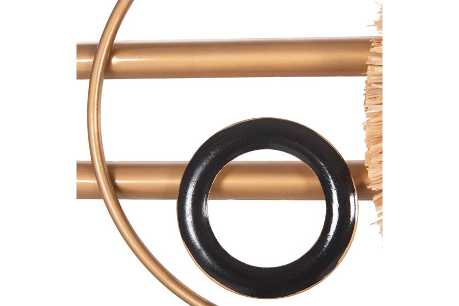 ΡΟΛΟΙ ΤΟΙΧΟΥ HM4200 ΜΕΤΑΛΛΟ & ΙΝΕΣ RAFFIA ΣΕ ΓΗΙΝΑ ΧΡΩΜΑΤΑ 100x49Υεκ.