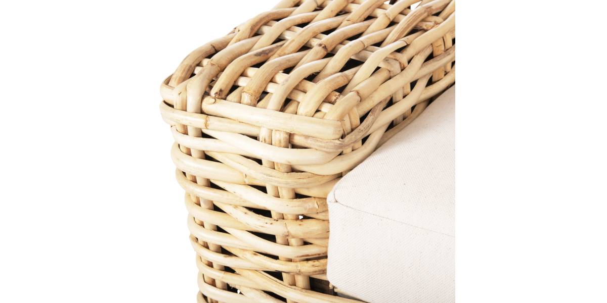 ΚΑΝΑΠΕΣ ΤΡΙΘΕΣΙΟΣ ΕΞ.ΧΩΡΟΥ TROPEL HM9808 ΞΥΛΟ MANGO-RATTAN ΦΥΣΙΚΟ-ΛΕΥΚΑ ΜΑΞΙΛΑΡΙΑ 216x88x85Υεκ