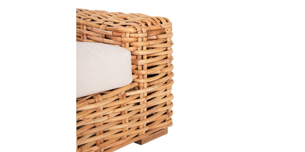 ΠΟΛΥΘΡΟΝΑ TROPEL HM9810 ΞΥΛΟ MANGO-RATTAN ΦΥΣΙΚΟ-ΛΕΥΚΑ ΜΑΞΙΛΑΡΙΑ 110x88x70-85Υεκ.