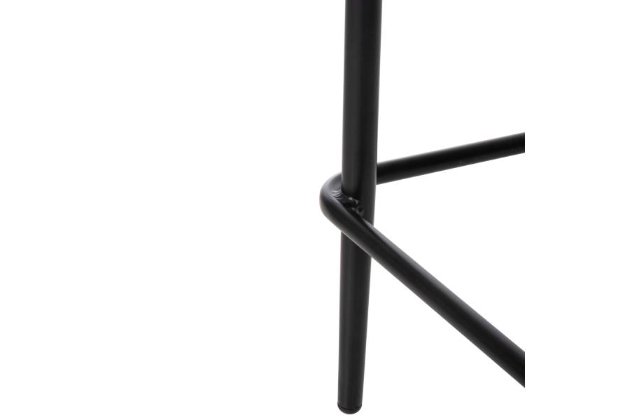 ΣΚΑΜΠΟ ΜΠΑΡ ΜΕΣ.ΥΨΟΥΣ EULO HM6087.03 ΑΛΟΥΜΙΝΙΟ ΜΑΥΡΟ-ΣΥΝΘ.RATTAN 60x56,5x99Υεκ.