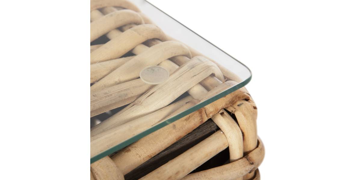 ΣΕΤ ΣΑΛΟΝΙ 4ΤΜΧ TROPEL HM11940 ΦΥΣΙΚΟ RATTAN-2ΘΕΣΙΟΣ ΚΑΝΑΠΕΣ-2 ΠΟΛΥΘΡΟΝΕΣ-ΤΡΑΠΕΖΙ