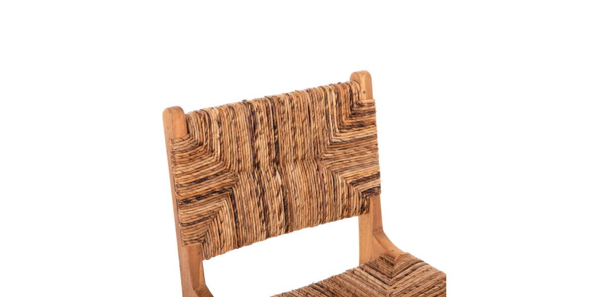 ΣΚΑΜΠΟ ΜΠΑΡ WALTER HM9842 ΞΥΛO TEAK ΣΕ ΦΥΣΙΚΟ-ΨΑΘΑ 46x55x96Υεκ.
