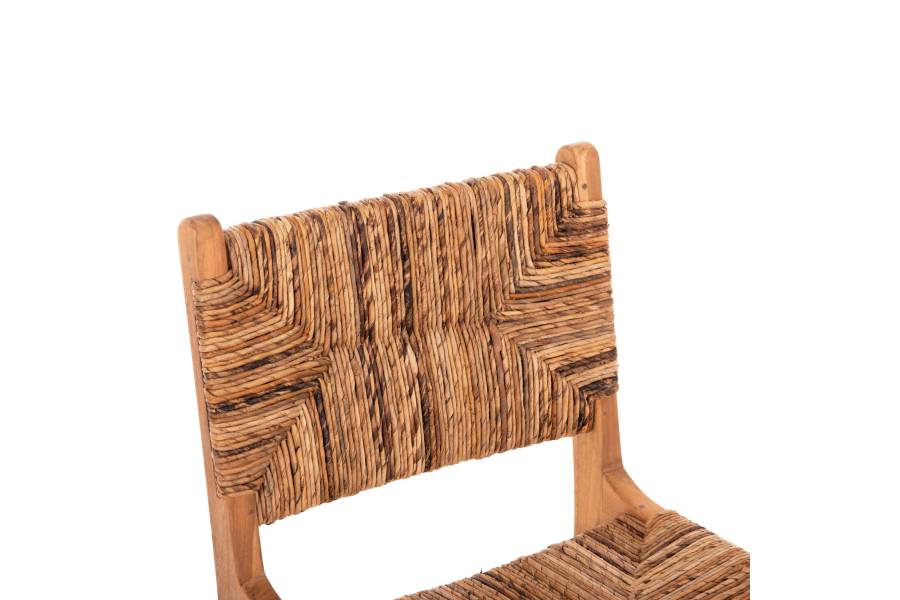 ΣΚΑΜΠΟ ΜΠΑΡ WALTER HM9842 ΞΥΛO TEAK ΣΕ ΦΥΣΙΚΟ-ΨΑΘΑ 46x55x96Υεκ.