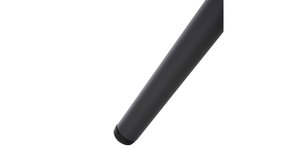 ΤΡΑΠΕΖΙ ΑΛΟΥΜΙΝΙΟΥ ΣΤΡΟΓΓΥΛΟ HIGER HM6061.03 ΑΝΘΡΑΚΙ Φ126Χ73Υεκ.