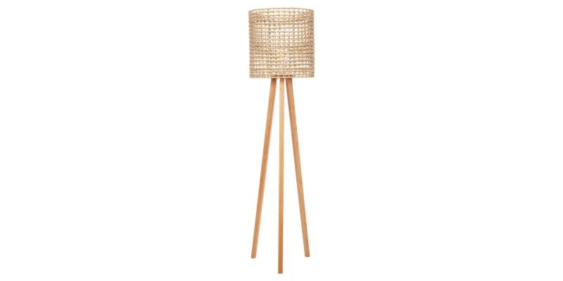 ΕΠΙΔΑΠΕΔΙΟ ΦΩΤΙΣΤΙΚΟ HM4351 RUBBERWOOD-RATTAN-PAPER ROPE ΣΕ ΦΥΣΙΚΟ Φ36x149,5Υεκ.