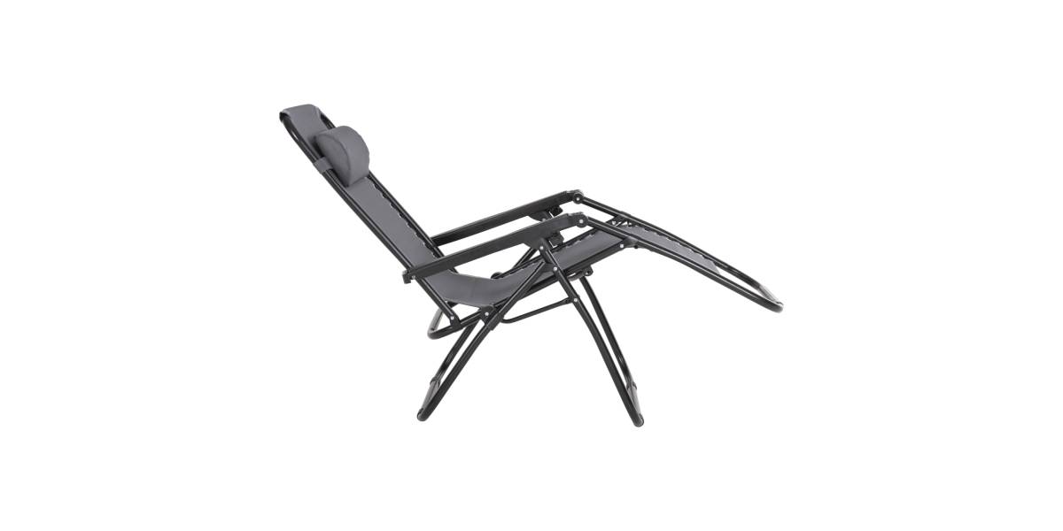 ΠΟΛΥΘΡΟΝΑ RELAX COMPANION HM5095.11 ΓΚΡΙ TEXTILENE-ΜΑΥΡΟ ΜΕΤΑΛΛΟ 67x145x110Υεκ.