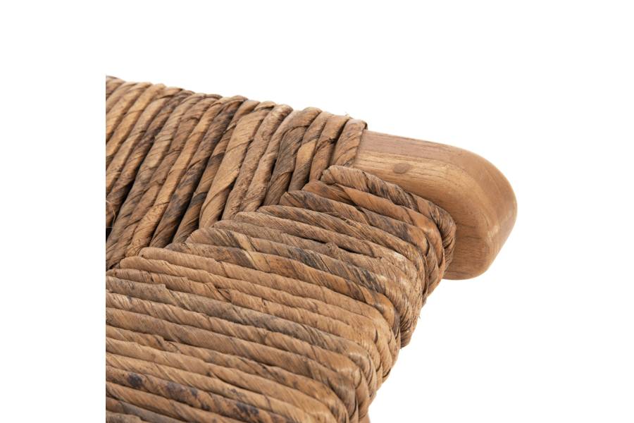 ΣΚΑΜΠΟ ΜΠΑΡ WALTER HM9841 ΞΥΛO TEAK ΣΕ ΦΥΣΙΚΟ-ΨΑΘΑ 46x55x105Υ εκ.