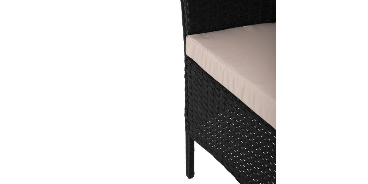 ΣΕΤ ΣΑΛΟΝΙ 4ΤΜΧ STASIA HM6089.01 ΣΥΝΘ.RATTAN ΜΑΥΡΟ-ΚΑΠΟΥΤΣΙΝΟ ΜΑΞΙΛΑΡΙΑ