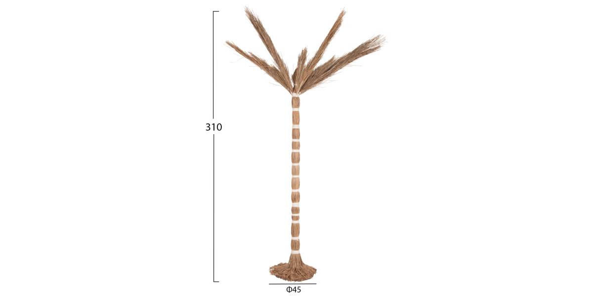 ΔΙΑΚΟΣΜΗΤΙΚΟ ΔΕΝΤΡΟ TROPIC HM4323 τ.ΦΟΙΝΙΚΑ ΑΠΟ MENDONG GRASS 310Yεκ.
