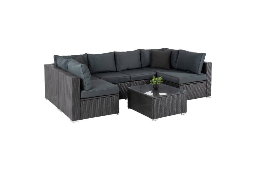 ΠΟΛΥΜΟΡΦΙΚΟ ΣΕΤ ΣΑΛΟΝΙ 7TMX GREN HM6091 ΣΥΝΘ.RATTAN ΑΝΘΡΑΚΙ-ΓΥΑΛΙ ΑΣΦΑΛΕΙΑΣ