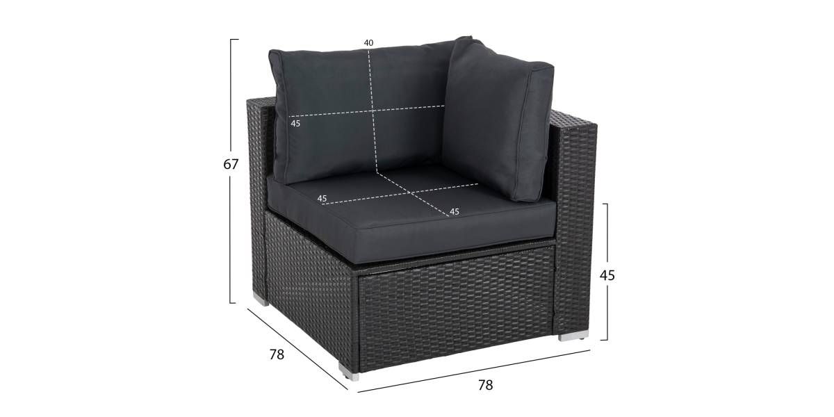 ΠΟΛΥΜΟΡΦΙΚΟ ΣΕΤ ΣΑΛΟΝΙ 7TMX GREN HM6091 ΣΥΝΘ.RATTAN ΑΝΘΡΑΚΙ-ΓΥΑΛΙ ΑΣΦΑΛΕΙΑΣ