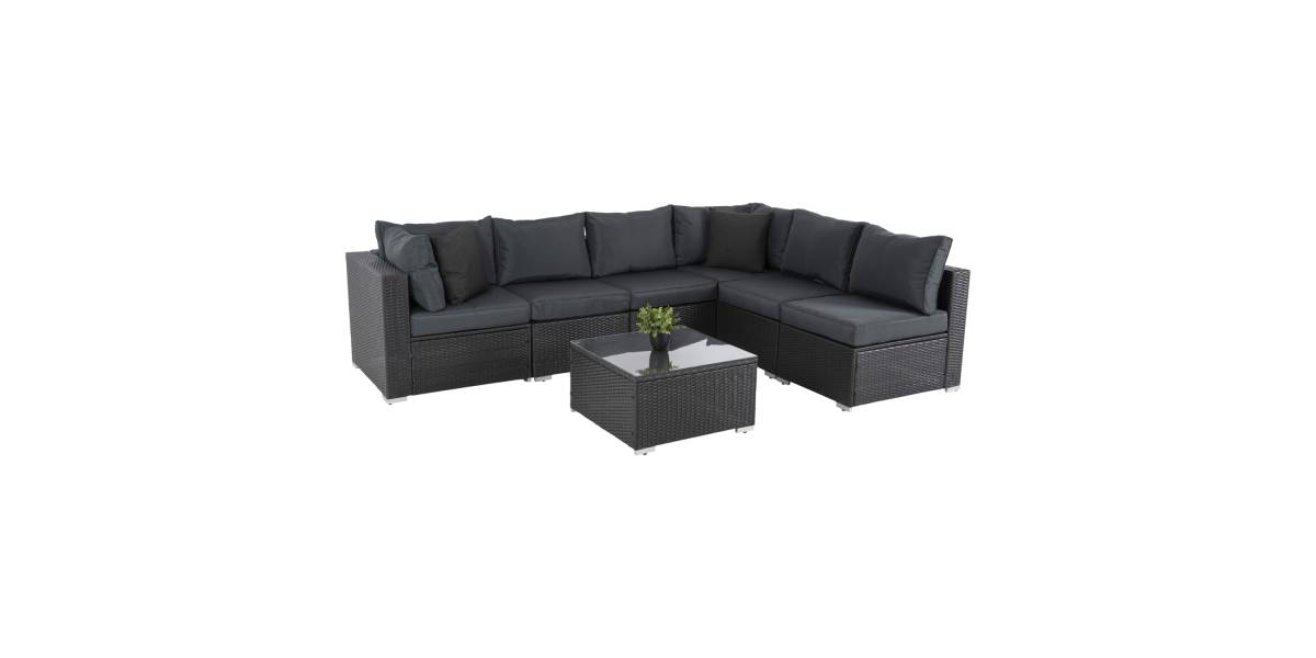 ΠΟΛΥΜΟΡΦΙΚΟ ΣΕΤ ΣΑΛΟΝΙ 7TMX GREN HM6091 ΣΥΝΘ.RATTAN ΑΝΘΡΑΚΙ-ΓΥΑΛΙ ΑΣΦΑΛΕΙΑΣ