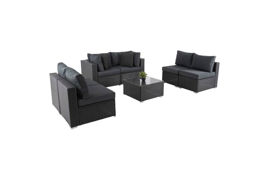 ΠΟΛΥΜΟΡΦΙΚΟ ΣΕΤ ΣΑΛΟΝΙ 7TMX GREN HM6091 ΣΥΝΘ.RATTAN ΑΝΘΡΑΚΙ-ΓΥΑΛΙ ΑΣΦΑΛΕΙΑΣ